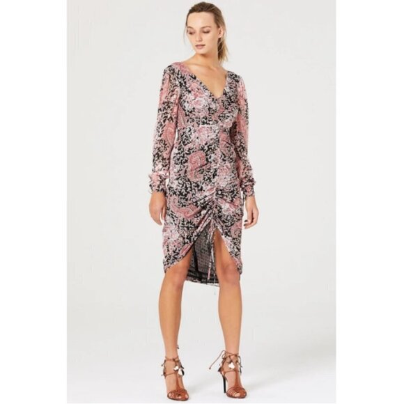 💕STEVIE MAY💕 What You Feel Midi Dress Paisley - Picture 8 of 16